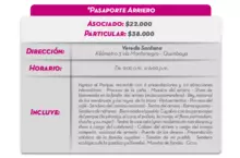 Tabla Parque Los Arrieros 
