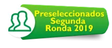 Preseleccionados Segunda ronda