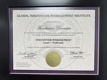 Global Innovation Management Institute. Innovation Management Leve 1